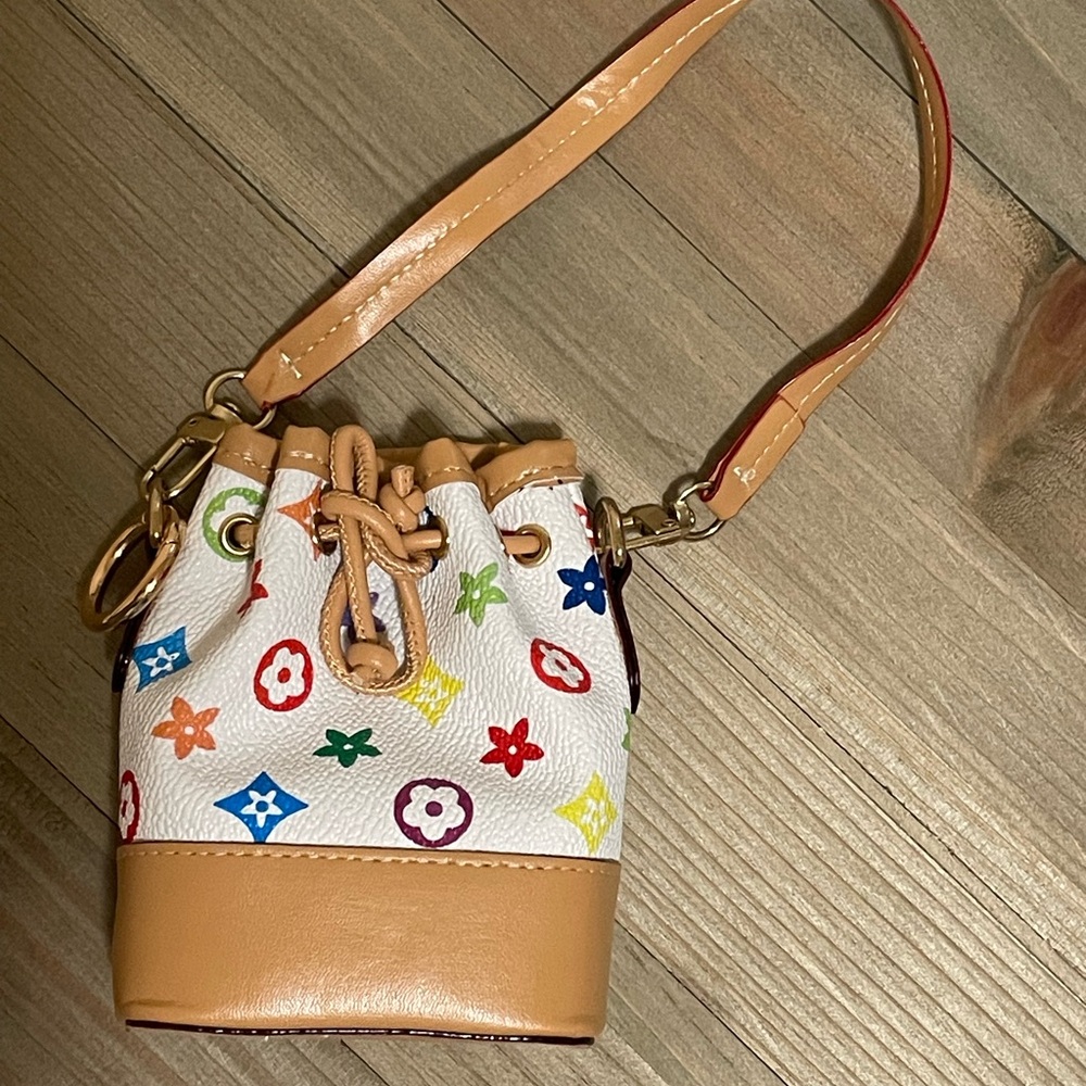Multicolor Designer Look Bag Charm